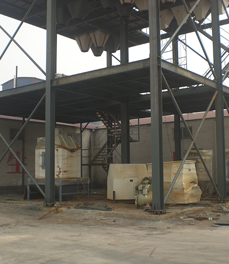 承建安徽省新虹饲料畜秦饲料生产线